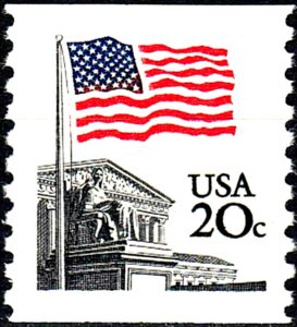 Flag Over Supreme Court, by Dean Ellis