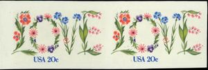 Flowers Spelling 'Love'