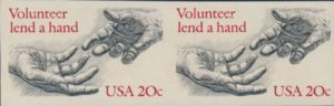 "Volunteer lend a hand"