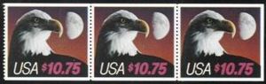 Bald Eagle (Haliaeetus leucocephalus). Moon