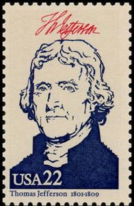 Thomas Jefferson (1743-1826), Third President of the U.S.A.
