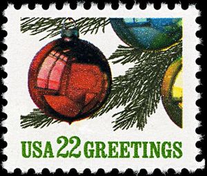 Christmas Baubles on a Tree