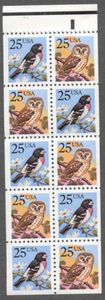 Rose-breasted Grosbeak (Pheucticus ludovicianus), Boreal Owl