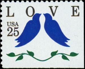 Lovebirds and 'LOVE'
