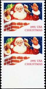 Santa Claus in Chimney