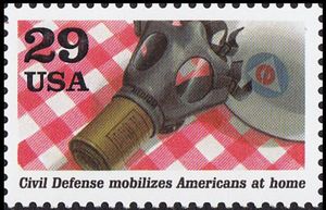 Gas Mask, Helmet (Civil Defense Mobilizes Americans at Home)