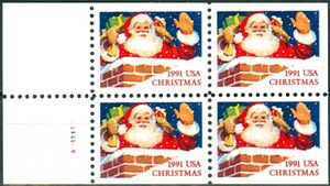 Santa in Chimney