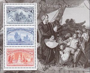 First Sighting of Land Souvenir Sheet