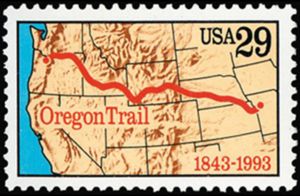 Map of Oregon Trail