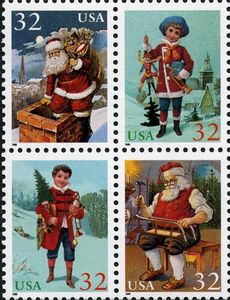 Christmas Santa and Children