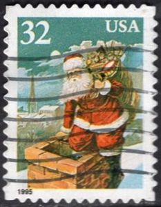 Christmas - Santa At Chimney