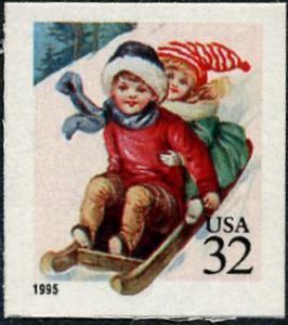 Children Sledding