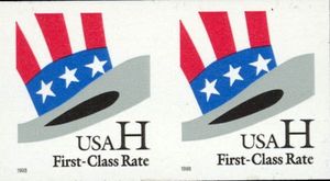 "H" Uncle Sam's Hat