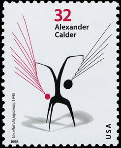 Alexander Calder:Un Effet du Japanais, 1945