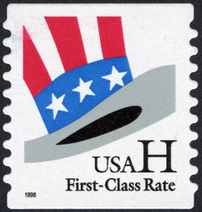 "H" Uncle Sam's Hat