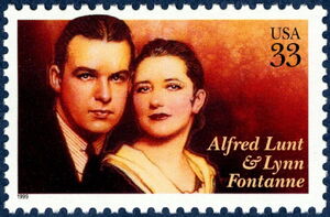 Alfred Lunt and Lynn Fontanne