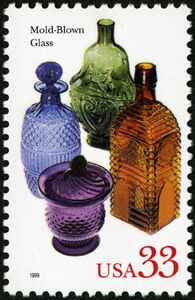 American Glass:Mold Blown Glass