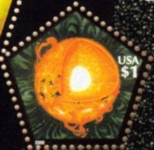 Exploring the Solar System:Cross-section of Sun