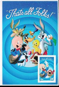 Porky Pig at Mailbox
