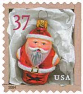 Red Santa Ornaments