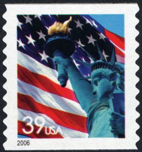 Flag & Lady Liberty