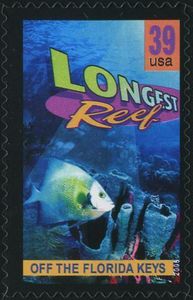 Off the Florida Keys, longest reef