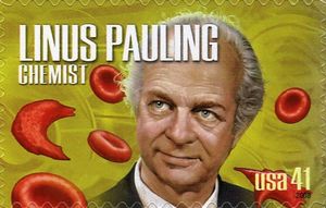 Linus Carl Pauling (1901-1994) chemist, Nobel Prize in chemi