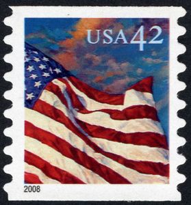 Flag at Dusk