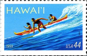50 Years Hawaii Statehood, Surfers