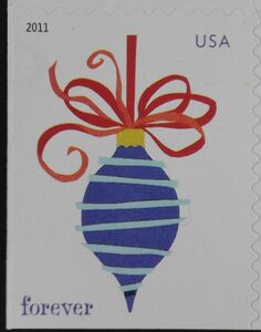 Holiday Baubles:Blue line