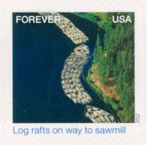 Earthscapes: Log rafts