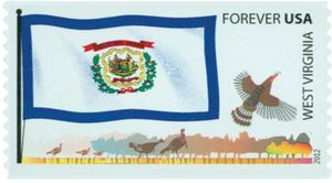 West Virginia flag, Wild Turkey (Meleagris gallopavo)