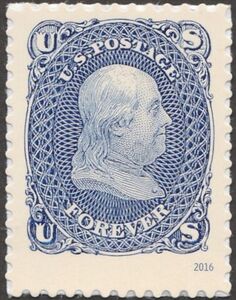Classics: Benjamin Franklin 1861 1c