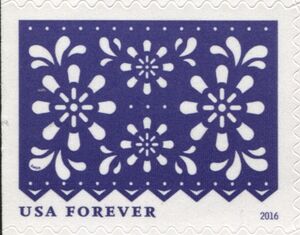 Scissor cuts: Purple with stars