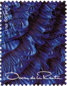 Oscar de la Renta - blue design