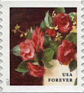 Red Camellias and Yellow Forsythia - coil