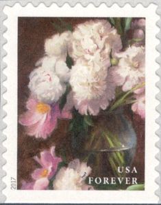 White and Pink Peonies - booklet