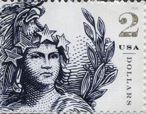 Detail of "Freedom" from the US Capitol