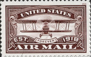 Centenary of establishment of regular Airmail Service in USA