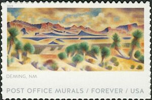 “Mountains and Yucca” (1937), Deming, New Mexico