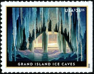Grand Island Ice Caves, Michigan