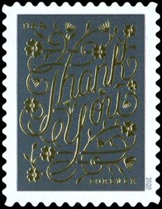 Thank You (Blue Grey Background)