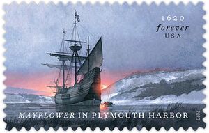 Arrival of Mayflower at Plymouth Harbor, 400th Anniversary