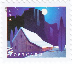 Western Barn in Winter