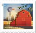 Gambrel Roofed Barn in Summer