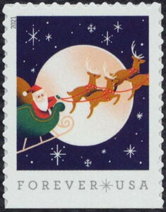 Saint Nick In Sleigh