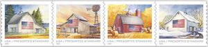 Flags on Barns