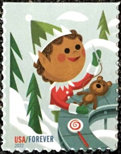 Elf Sewing Teddy Bear