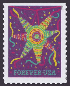 Star Piñata, Purple Background