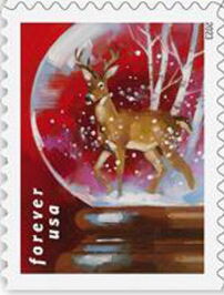 Snow Globe with Reindeer